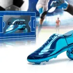 Goal Master Blue figurka but piłkarski błyszczący niebieski