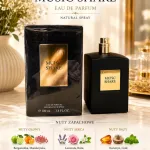 Perfumy Music Share 100ml czarne flakon z złotą etykietą