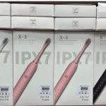 Szczoteczka Soniczna Elektryczna X-3 IPX7 z 4 Końcówkami USB