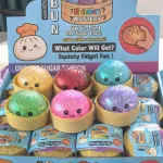 Squishy Bun Zabawka Antystresowa Kolorowa 5,5 cm