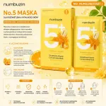 Numbuzin No.5+ Maska w płachcie rozświetlająca z witaminą C 27 ml