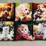 Poszewka dekoracyjna 40x40 cm z nadrukiem zwierząt mix wzorów