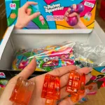 Stress Relief Squishy Zabawka Antystresowa Lód Pomarańczowy