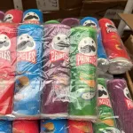 Zestaw Pringles Mini Mix Smaków 6 sztuk kolorowych opakowań