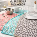 Mata Kuchenna do Suszenia Naczyń Mix Kolorów z Wzorem