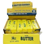 Butter Squishy Antystresowy Żółty 6,5x23cm Zestaw 6 szt