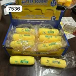 Butter Squishy miękka zabawka imitująca masło 12 sztuk