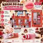 Zestaw Cute Lover krem do rąk i błyszczyk do ust o zapachu czekolady