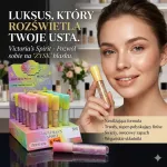 Nawilżający i świecący balsam do ust bezbarwny x24 szt