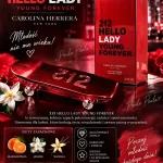 Carolina Herrera 212 Hello Lady Young Forever 80ml czerwony flakon