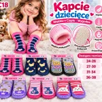 Kapcie dziecięce miękkie ciepłe wygodne z antypoślizgową podeszwą