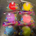 Zabawka squeeze kolorowa piłka z postaciami 6 sztuk
