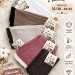 Ciepłe skarpety z wełną kaszmir w różnych rozmiarach 35/38-39/42