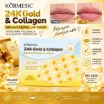 KORMESIC 24K Gold & Collagen rozświetlająca maska do ust