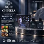 Alvs Blue de Chinela woda perfumowana męska 2x50 ml granatowa