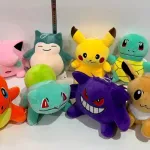 Pluszowe maskotki Pokemon 25 cm zestaw kolorowych postaci