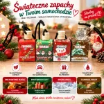 Świąteczne zapachy do auta mix Formbo z aromatami leśnymi i przyprawami