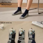 Skarpety męskie Pesail termo granatowo-szare rozmiar 40-46