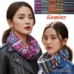 Kominy damskie w kolorowy wzór etniczny mix kolorów