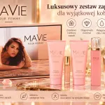 Luksusowy zestaw zapachowy Mavie Pour Femme różowy prezent