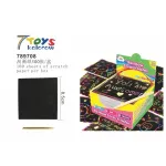 Kolorowe notesy do zdrapywania 7 Toys 8,5x8,5 cm 100 arkuszy