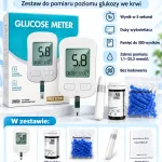 Glukometr JC-YL1403 z zestawem do pomiaru glukozy we krwi