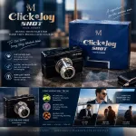 Perfum Camera for Men Click & Joy Shot 50 ml granatowy