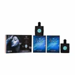 Zestaw perfum Black Opium 2x50ml z flakonami czarnymi z połyskiem