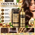 Keratine Queen odżywka do włosów z olejkiem macadamia 800 ml