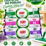 Fairy Ścierki do Podłóg Zapach Lilii 50 sztuk Mop Kompatybilne