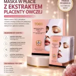 Maska w płacie TOEO z ekstraktem placenty owczej do twarzy