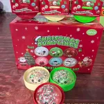 Christmas Dumplings zestaw świątecznych squishy w kolorowych pojemnikach