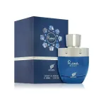 Perfum Rare Reef Afnan 100ml granatowy flakon z srebrnym dekorem