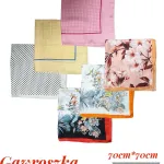 Gawroszka mix kolorów 70x70 cm apaszka damska