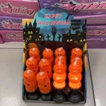 Lampka dekoracyjna halloweenowa pomarańczowa 12 sztuk
