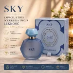 Perfumy SKY Musk Edition 30ml elegancki flakon niebieski