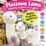 Pluszowa Lama 40 cm miękka i przytulna maskotka dziecięca