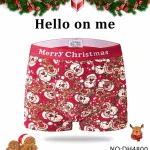 Bokserki męskie świąteczne czerwone Merry Christmas rozmiar M-XXXL