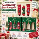 Świąteczny zestaw do pielęgnacji dłoni i ust Kormesic 2x30ml krem, 2x5g maska