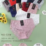 Majtki damskie koronkowe XL-3XL bawełna z elastanem różne kolory