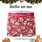 Bokserki męskie świąteczne czerwone Merry Christmas rozmiar M-XXXL