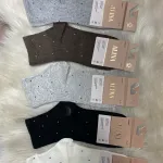 Skarpetki damskie Alina 39-42 bawełniane w kropki mix kolorów