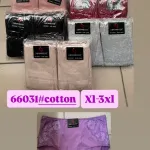 Majtki damskie bawełniane z koronką różne kolory XL-3XL