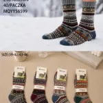 Skarpety męskie PESAIL wzorzyste rozmiar 39-46 wielokolorowe