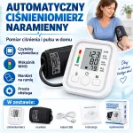Automatyczny ciśnieniomierz naramienny z mankietem 22-32 cm USB