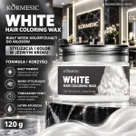 Kormesic Biały Wosk Koloryzujący do Włosów 120g