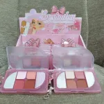 Paleta cieni do powiek wodoodporna różowa z 6 kolorami