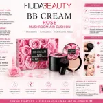 HUDA BEAUTY BB Cream Rose Mushroom Air Cushion naturalny efekt
