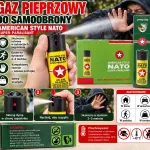 Gaz pieprzowy do samoobrony NATO American Style 2-3 m
