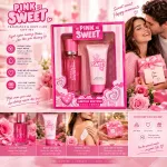 Zestaw prezentowy Pink is Sweet perfum i żelu do kąpieli dla damskich